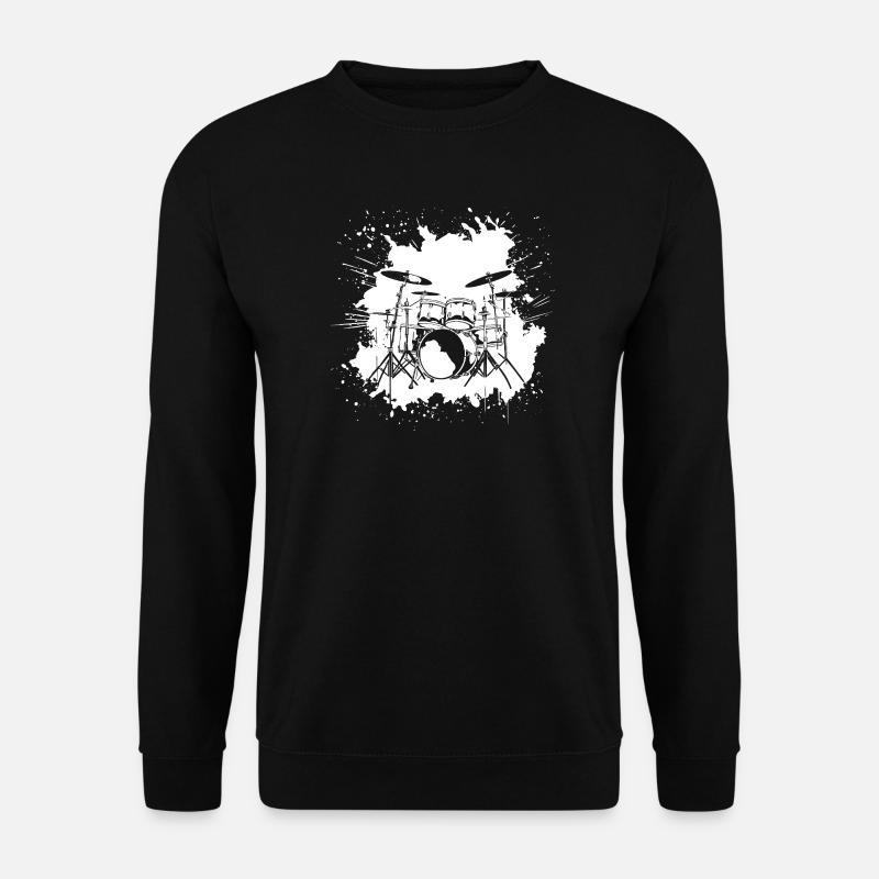 Schlagzeug - Unisex Pullover - Schwarz