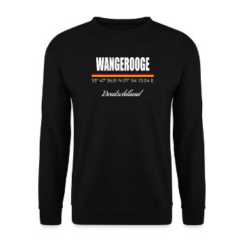 Wangerooge - Unisex Pullover - Schwarz - Vorne - Alina (178cm) & Michal (187cm)
