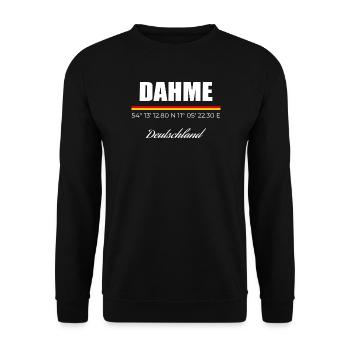 Dahme - Unisex Pullover - Schwarz - Vorne - Alina (178cm) & Michal (187cm)