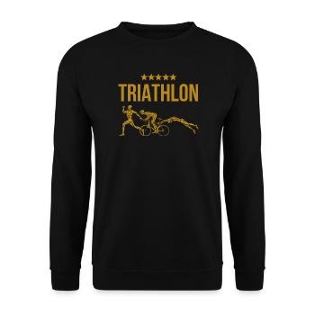 Triathlon - Sweat-shirt Unisexe - noir - Devant - Alina (178cm) & Michal (187cm)