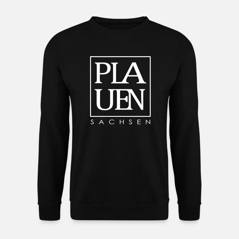 Plauen - Sachsen - Unisex Pullover - Schwarz