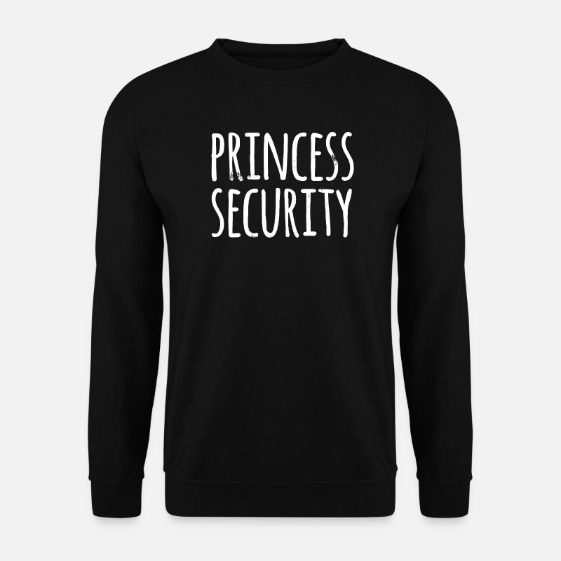 Typographie de la Princesse de la Sécurité - Sweat-shirt Unisexe - noir
