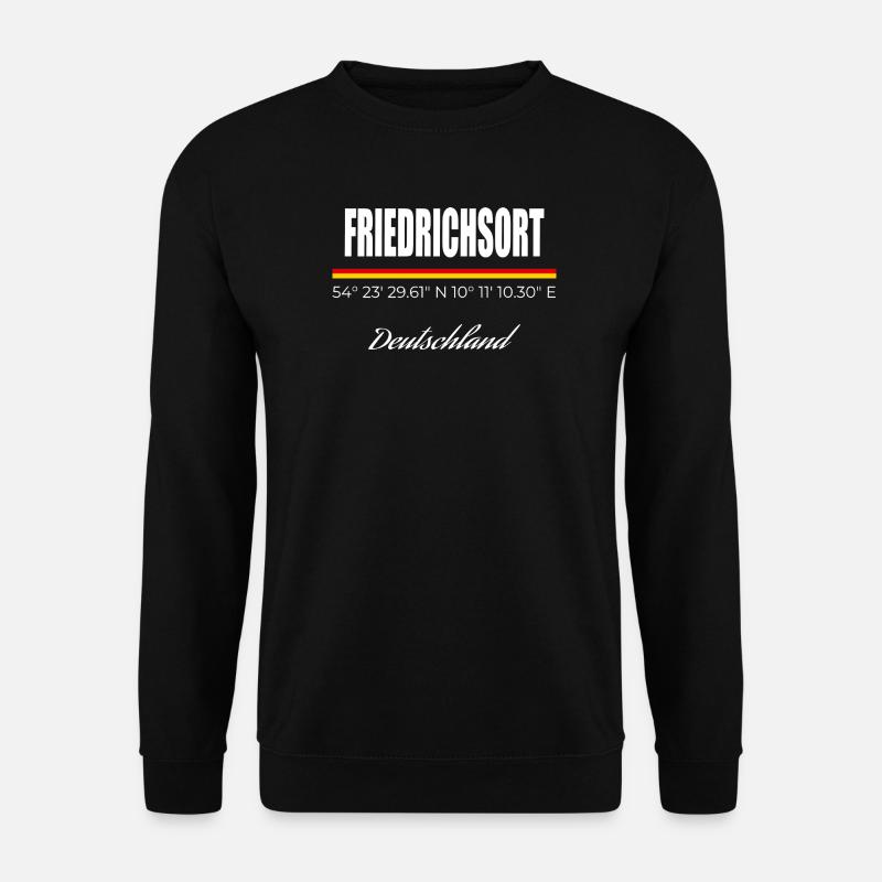 Friedrichsort - Unisex Pullover - Schwarz