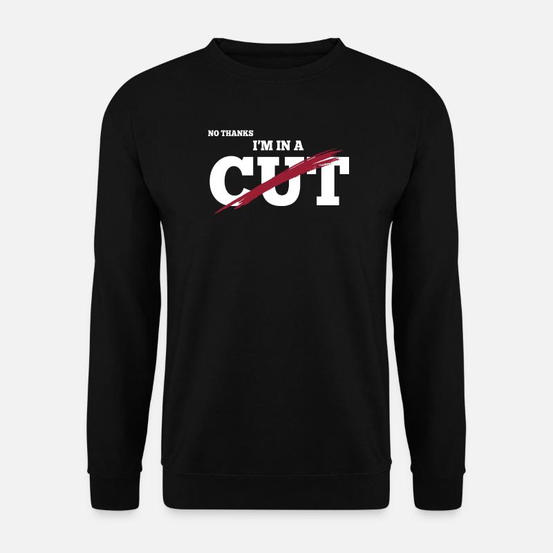 Schnittsaison Bei Reduziertem Kaloriendefizit - Unisex Pullover - Schwarz