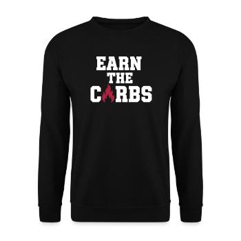 Pruning season with reduced calorie deficit - Unisex Sweatshirt - black - Front - Alina (178cm) & Michal (187cm)