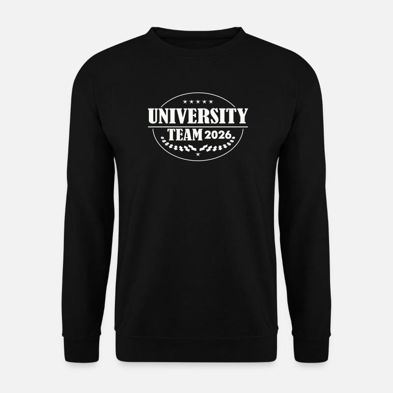 Universität Team 2026 Emblem - Unisex Pullover - Schwarz