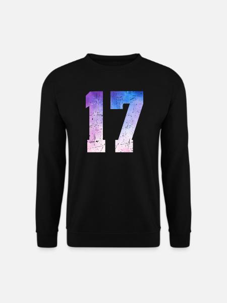 numéro 17 – Cadeau anniversaire 17 ans - Sweat-shirt Unisexe - noir