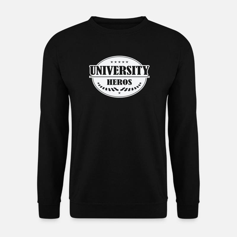 Unihelden Badge - Unisex Sweatshirt - black