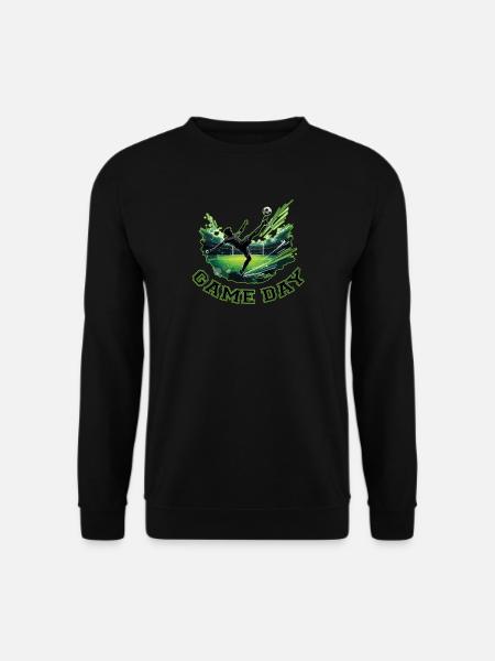 Game Day Soccer: Dynamic Save - Unisex Sweatshirt - black