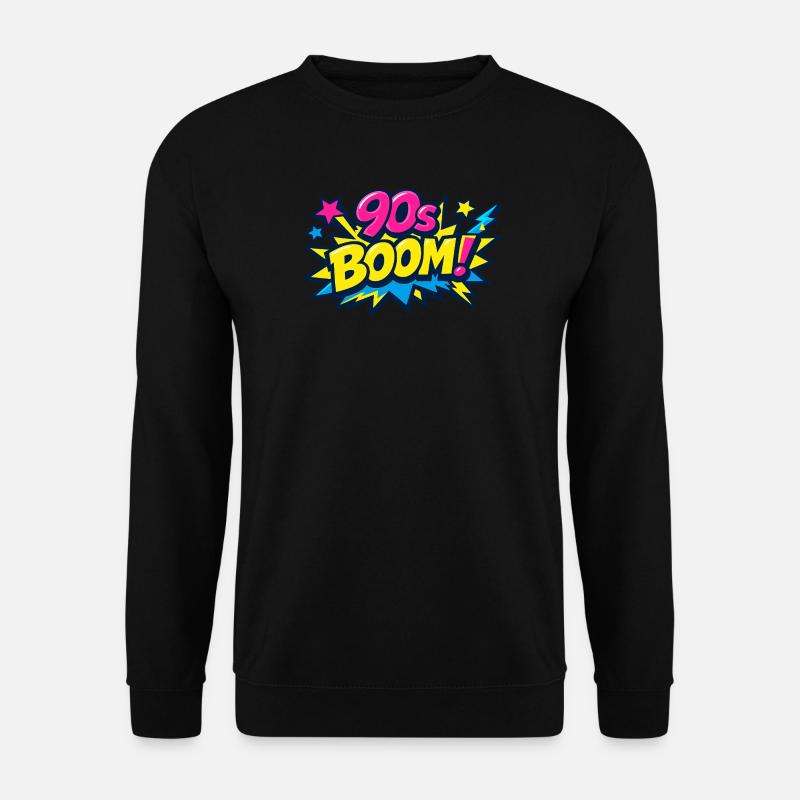 90s Boom Comic Explosion - Unisex Sweatshirt - black
