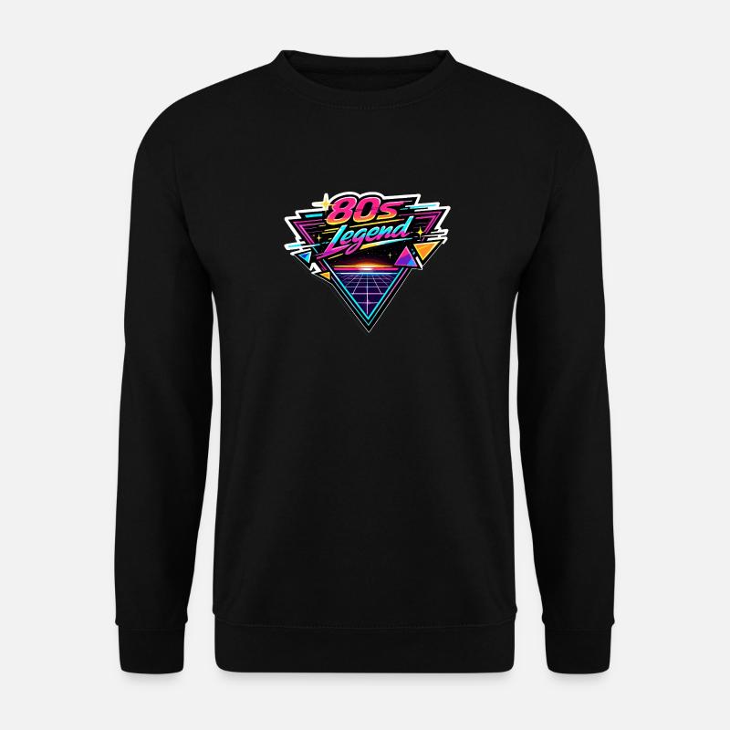 80s Legend Neon Retro - Unisex Sweatshirt - black