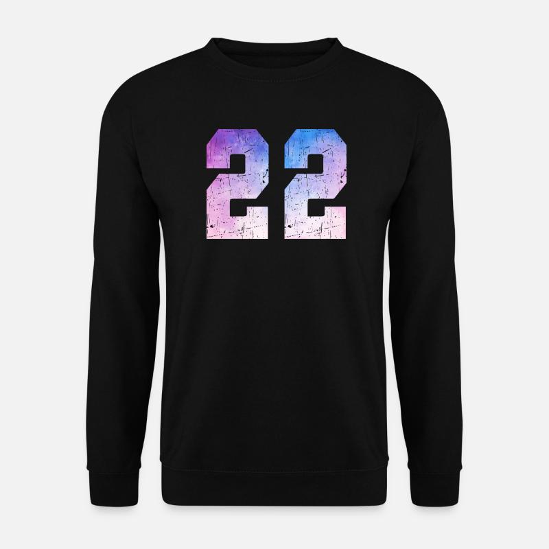 Ausgabe 22 – 22. Jubiläumsgeschenk - Unisex Pullover - Schwarz