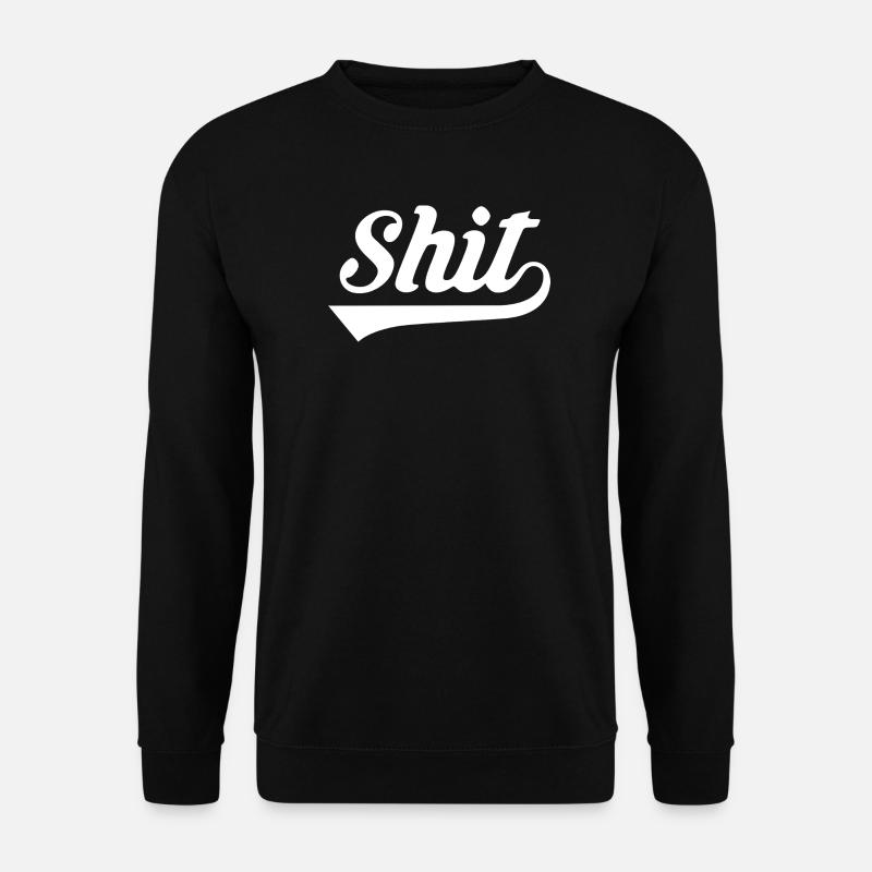 Scheiße Retro-Skript - Unisex Pullover - Schwarz