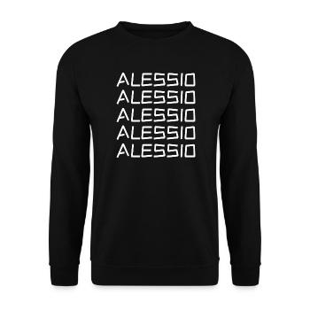 Bachelor Party Alessio - Unisex Sweatshirt - black - Front - Alina (178cm) & Michal (187cm)