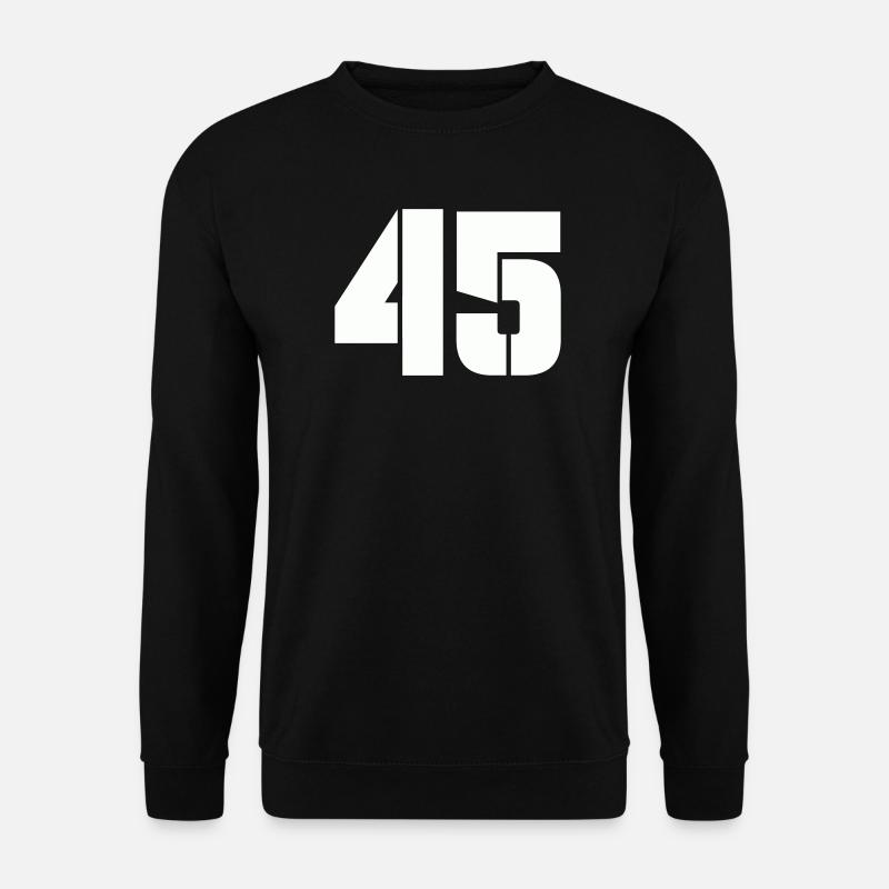 45 - Unisex Pullover - Schwarz