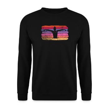 Artistic Swim Team Synchronschwimmen - Unisex Pullover - Schwarz - Vorne - Alina (178cm) & Michal (187cm)