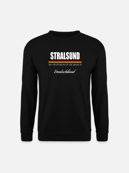 Stralsund - Unisex Pullover - Schwarz