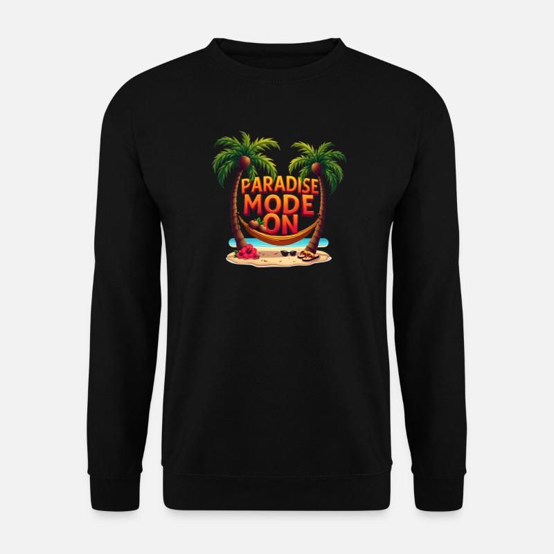 Paradise Mode On - Unisex Sweatshirt - black