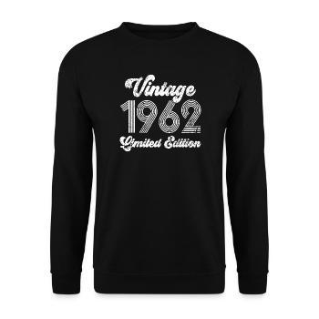 Vintage 1962 Limited Edition - Unisex Sweatshirt - black - Front - Alina (178cm) & Michal (187cm)