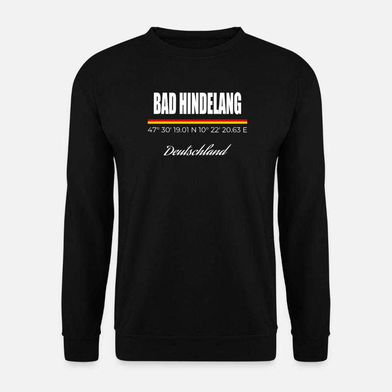 Bad Hindelang - Unisex Pullover - Schwarz