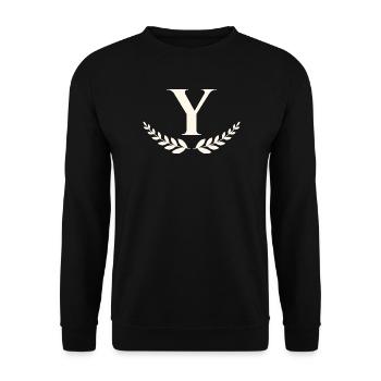 Y - Unisex Pullover - Schwarz - Vorne - Alina (178cm) & Michal (187cm)