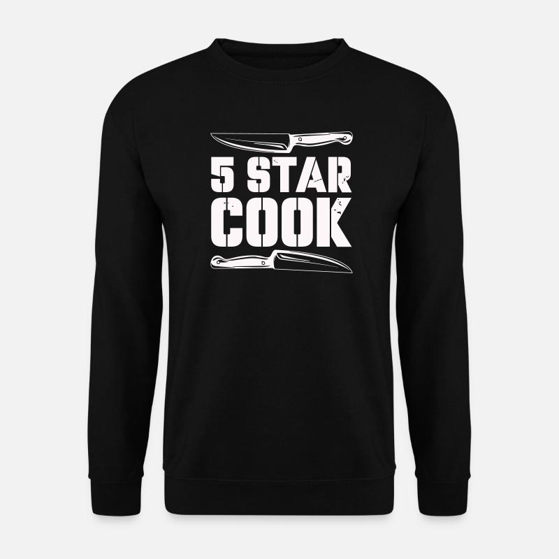 5_star_cook- - Unisex Sweatshirt - black