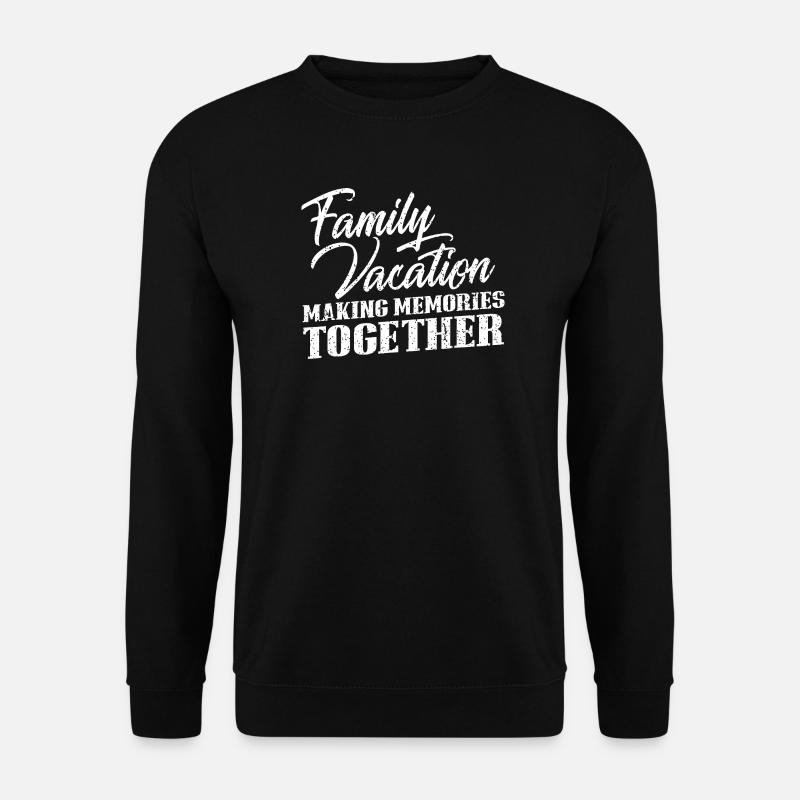 Familienurlaubserinnerungen - Unisex Pullover - Schwarz