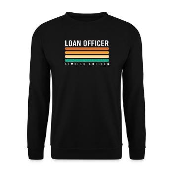Condominium Debt Mortgage - Unisex Sweatshirt - black - Front - Alina (178cm) & Michal (187cm)