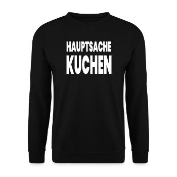 Kuchen - Unisex Pullover - Schwarz - Vorne - Alina (178cm) & Michal (187cm)