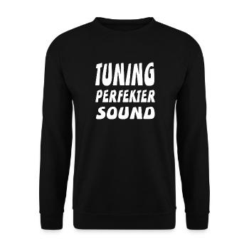 tuning - Unisex Sweatshirt - black - Front - Alina (178cm) & Michal (187cm)
