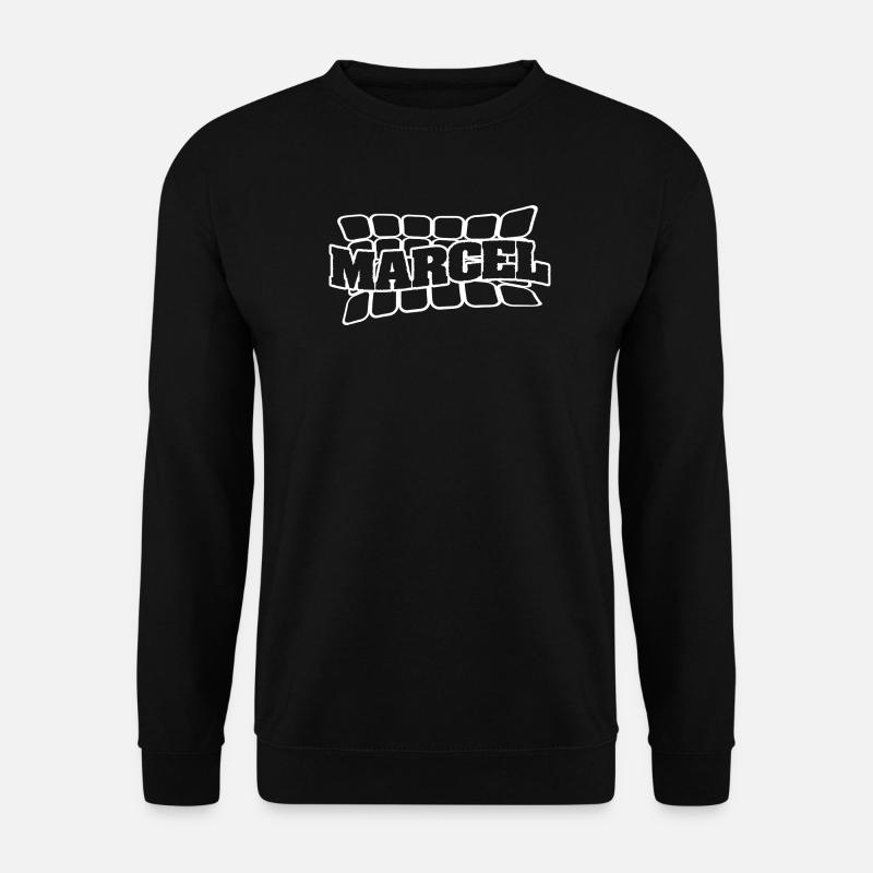 First name Marcel - Unisex Sweatshirt - black