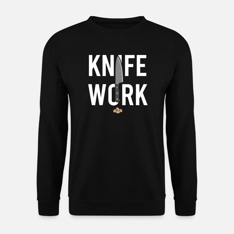 Prep Cook Kitchen Prep Back Of House Line - Unisex Sweatshirt - black