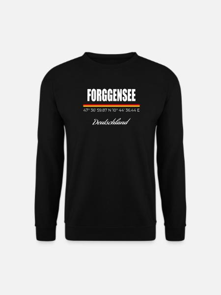 Forggensee - Unisex Pullover - Schwarz