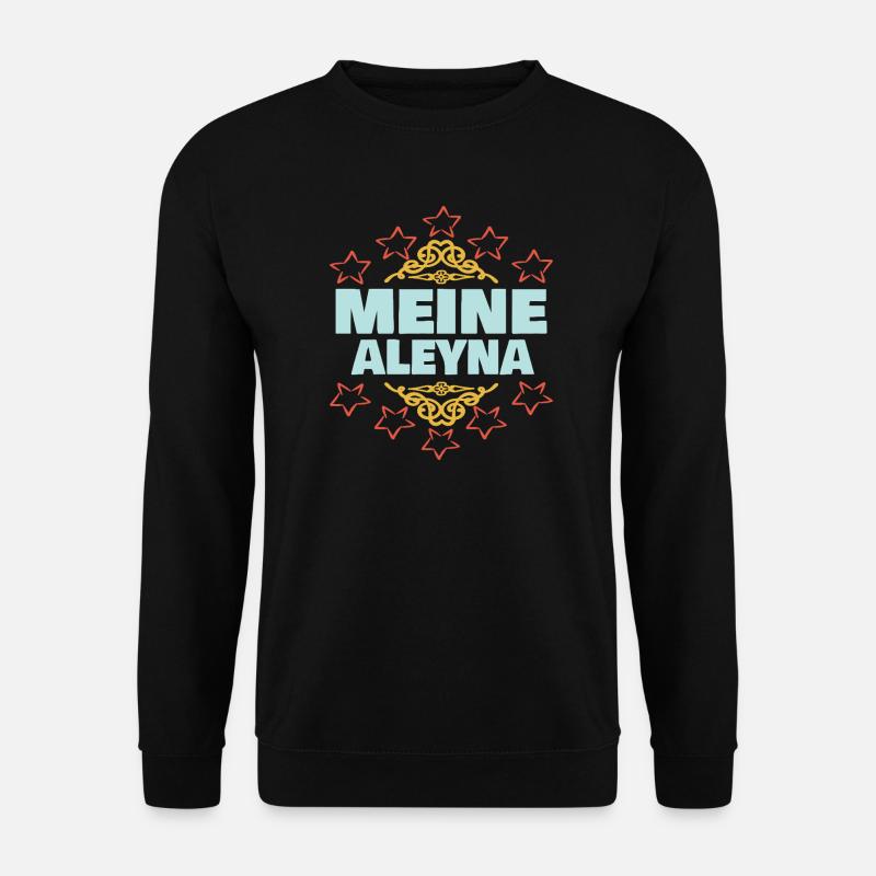 Aleyna als Ehefrau - Unisex Pullover - Schwarz