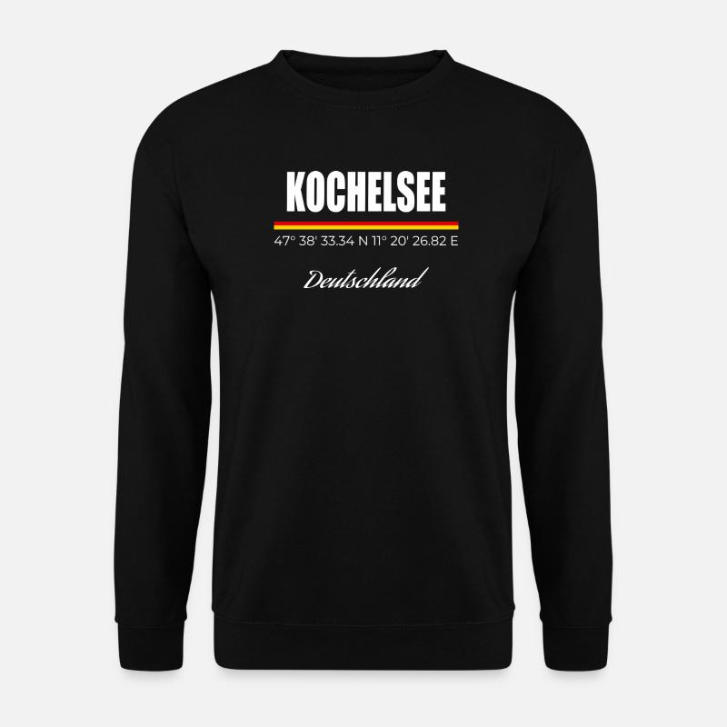 Kochelsee - Unisex Pullover - Schwarz