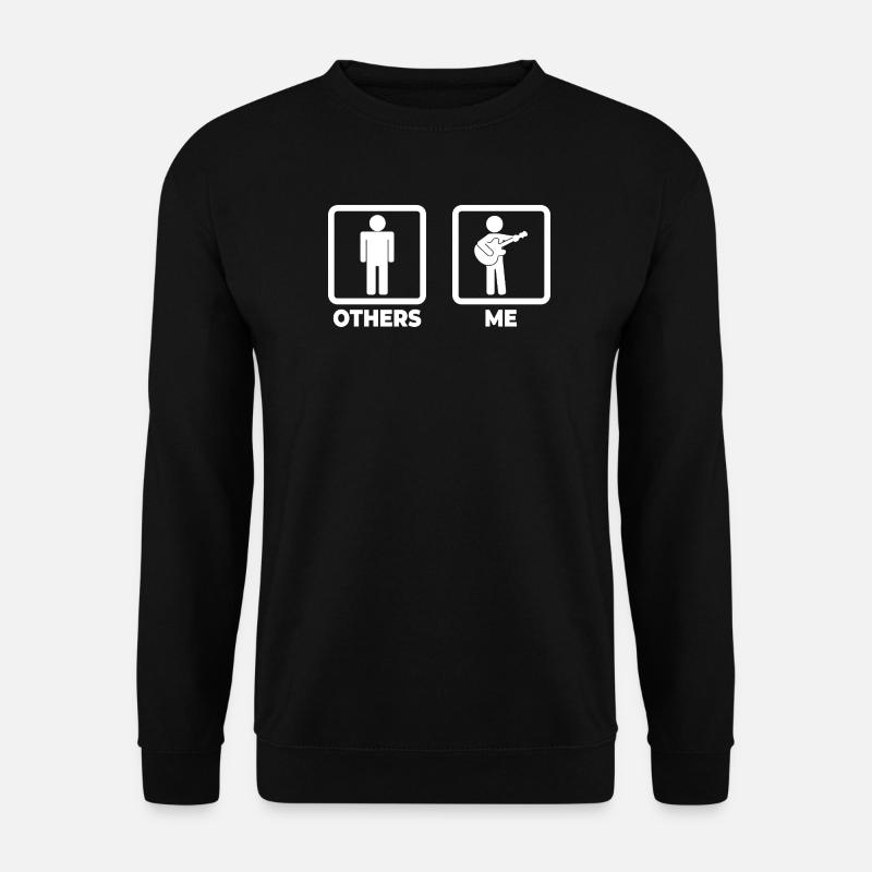 Moi en tant que guitariste - Sweat-shirt Unisexe - noir