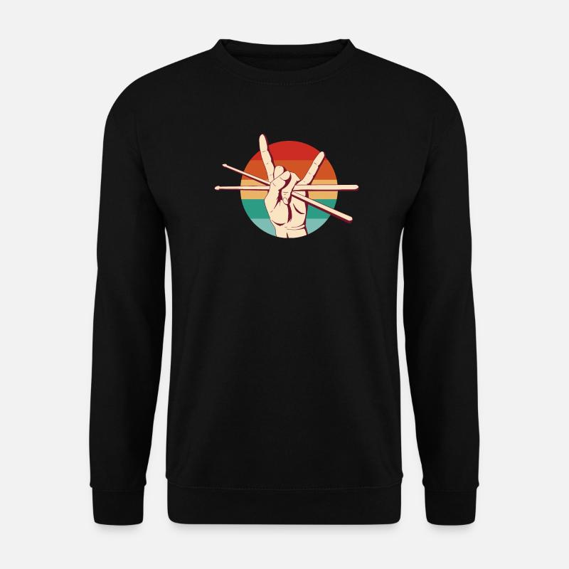 Drummer Rock - Unisex Sweatshirt - black