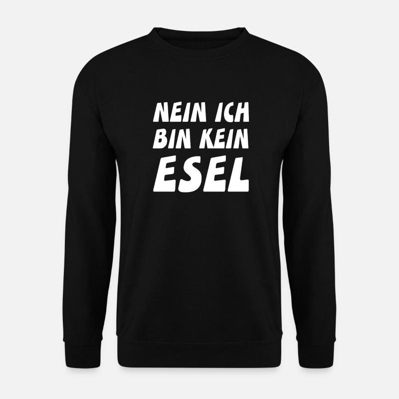 Esel - Unisex Pullover - Schwarz