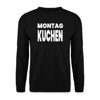 Kuchen - Unisex Pullover - Schwarz - Vorne - Alina (178cm) & Michal (187cm)