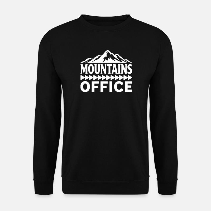 Mountains Office Mountain Lovers Adventure - Unisex Sweatshirt - black