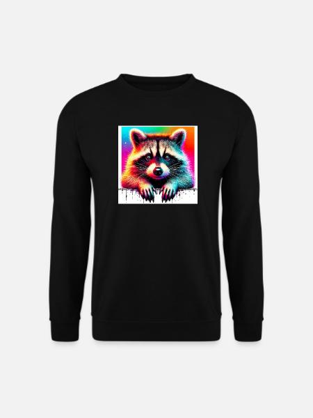 Raccoon - Unisex Sweatshirt - black