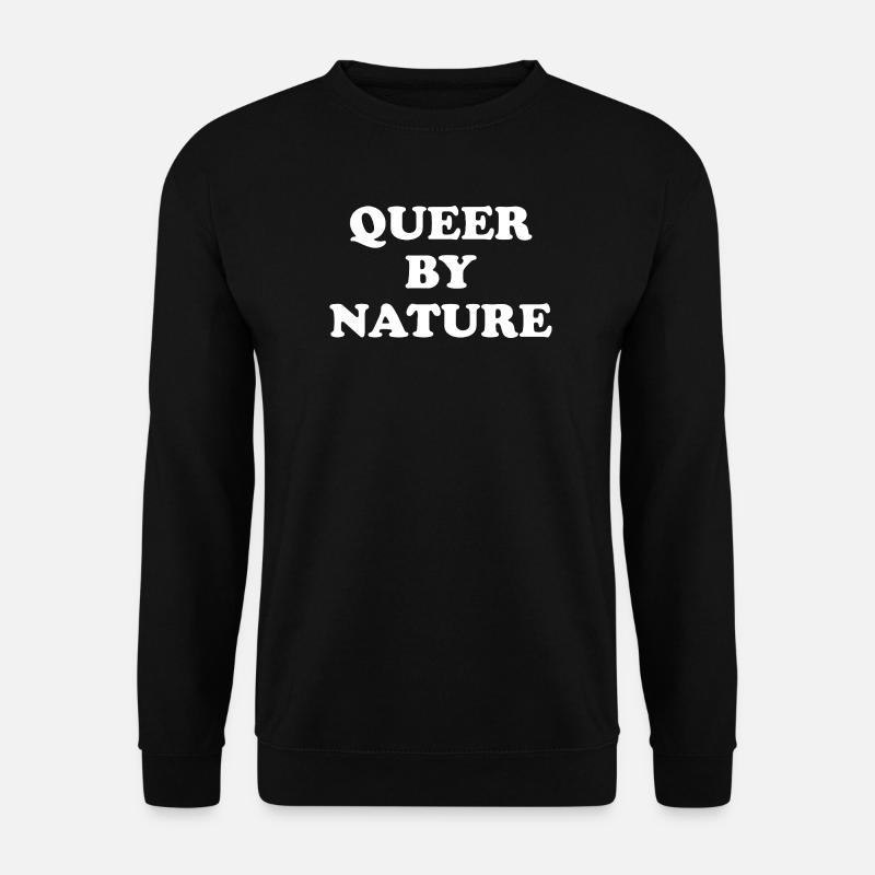 Queer by Nature - Unisex Pullover - Schwarz