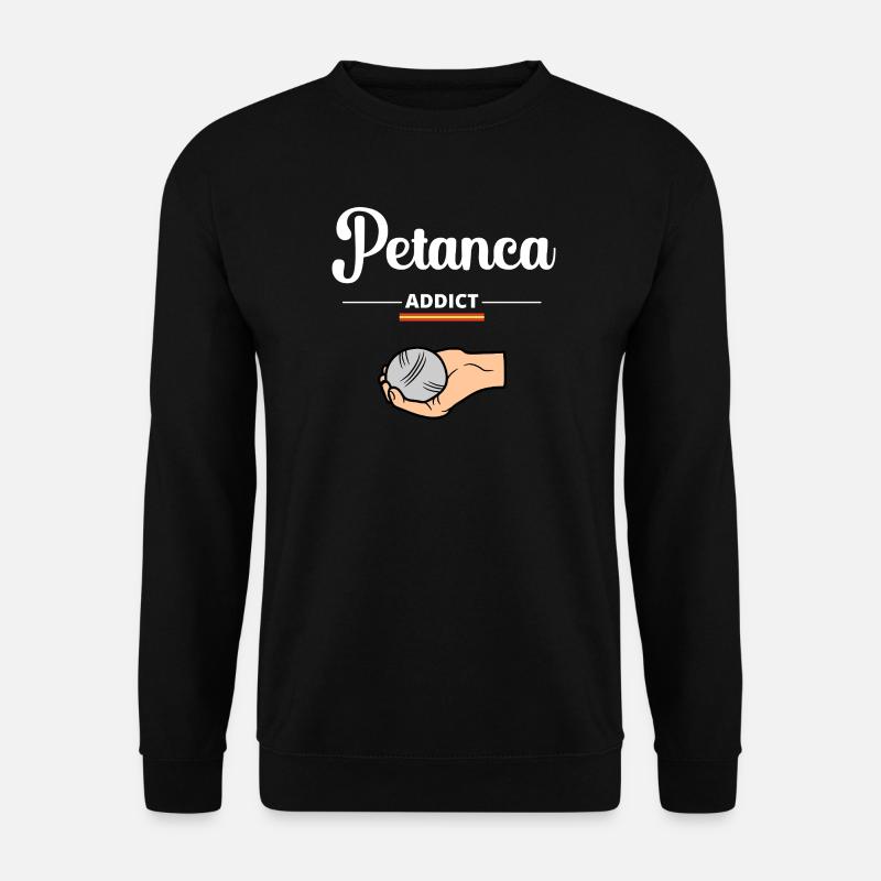 Petanque Addict Spanien - Unisex Pullover - Schwarz