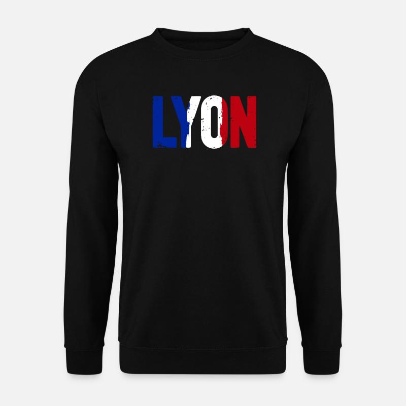Lyon Frankreich - Unisex Pullover - Schwarz