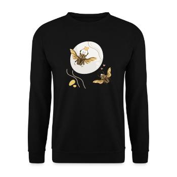  Insekt - Unisex Pullover - Schwarz - Vorne - Alina (178cm) & Michal (187cm)