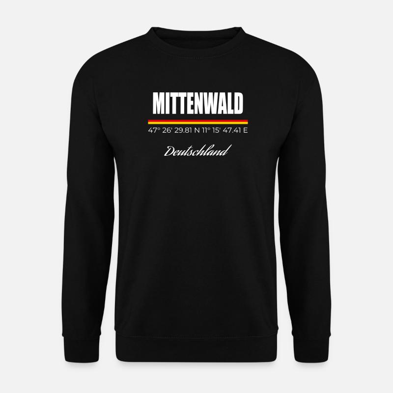 Mittenwald - Unisex Pullover - Schwarz