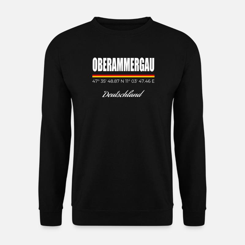 Oberammergau - Unisex Pullover - Schwarz