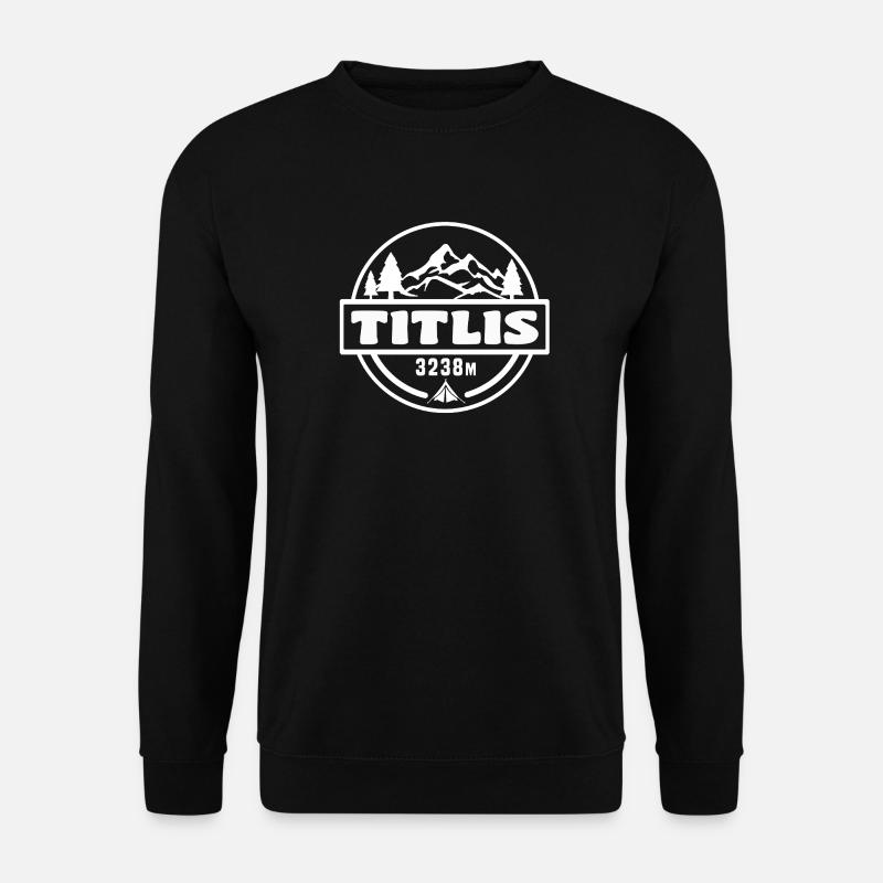 Titlis - Unisex Pullover - Schwarz