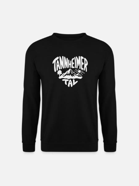 Tannheimer Tal Berglandschaft - Unisex Pullover - Schwarz