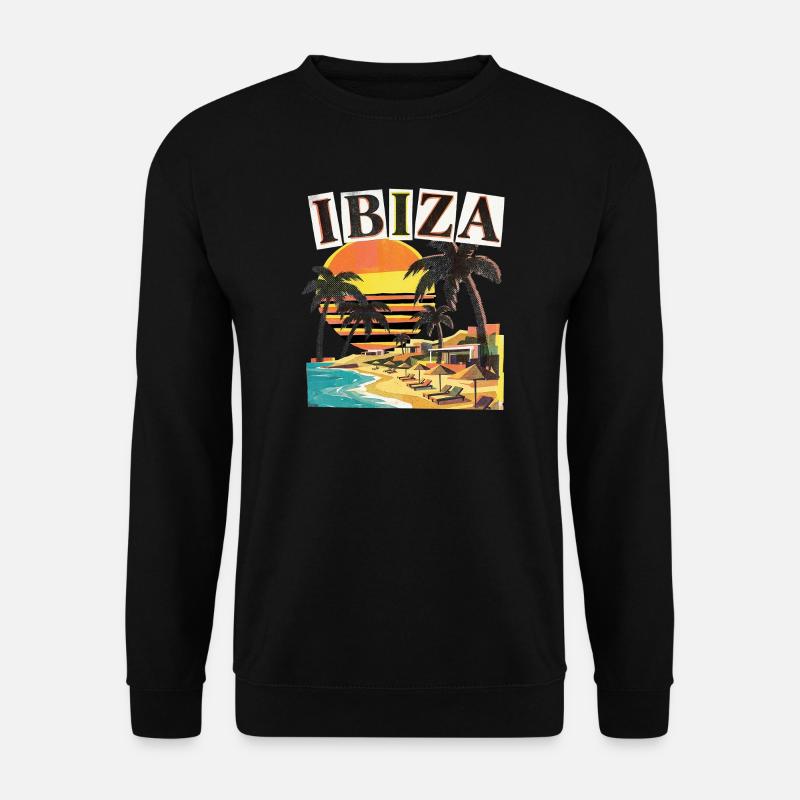 Ibiza Urlaub - Unisex Pullover - Schwarz